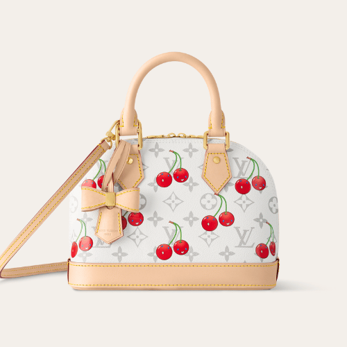 Louis Vuitton LV X TM Alma BB Cherry Monogram 9.8 Inches M14234