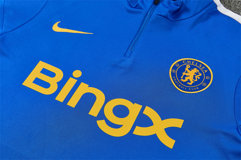 Chelsea 26/27 Half Zipper Training Suit - Blue 4