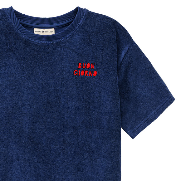 Jonas Nielsen Kinder Frottee-Shirt mit Stickerei