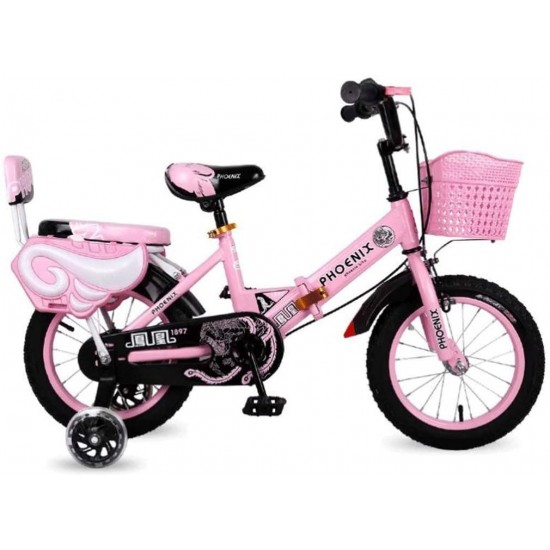 Kids Bike BMX Bike for Kids Boys Girls Bicycle Foldable Child Bicycle Carbon Steel Frame Toddler Training Bike for 2-9 Years Old in Size 12″ 14″ 16″ 18″
