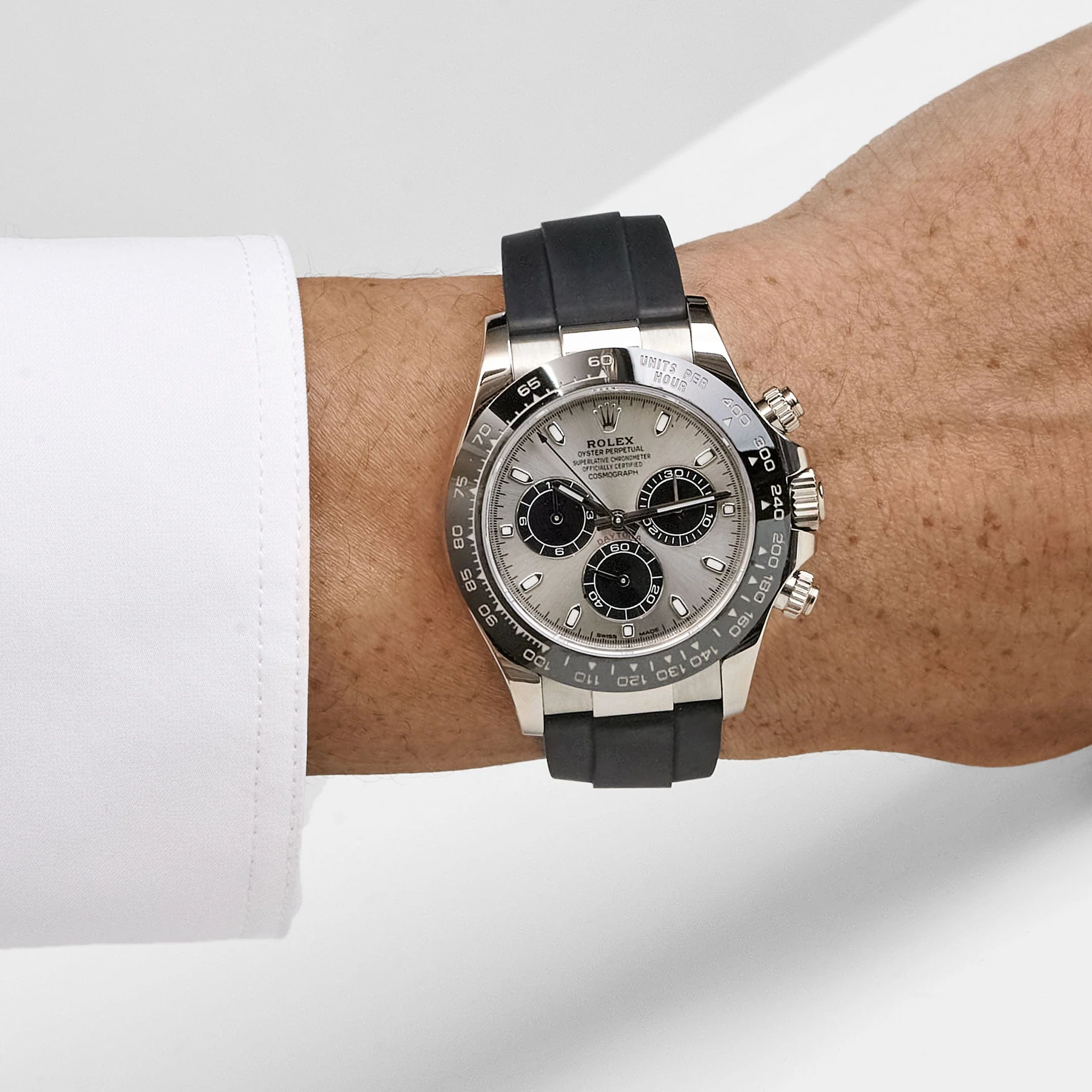 Rolex Daytona 116519LN 'Ghost' White Gold Steel and Bright Black Dial (2020)