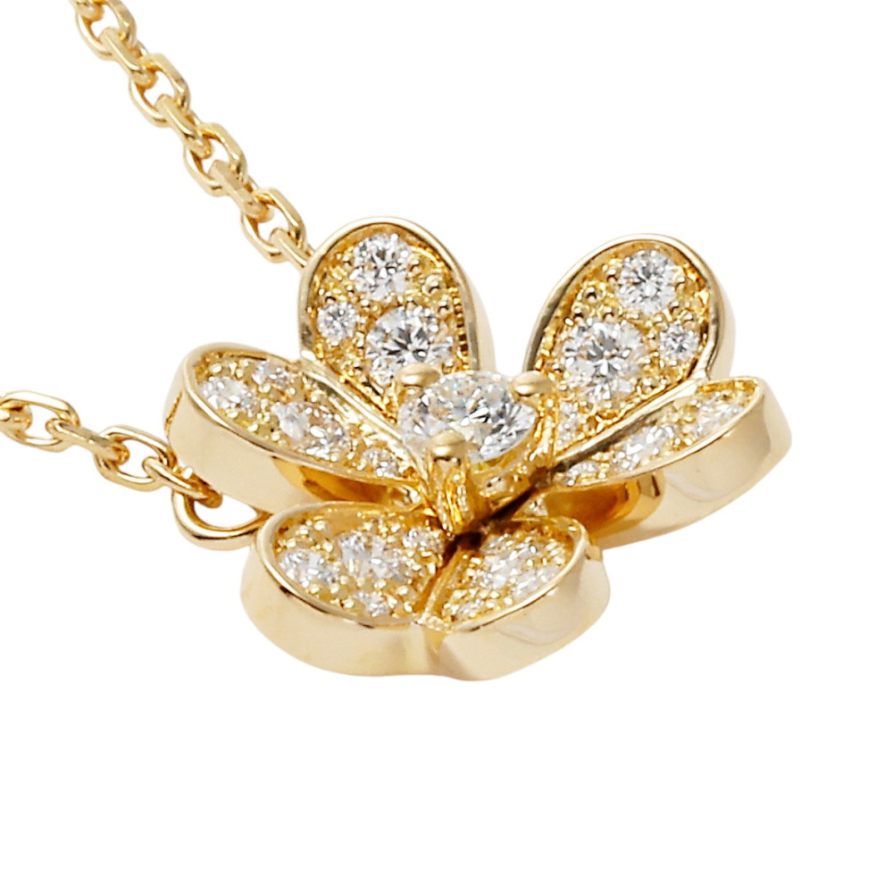Van Cleef & Arpels Frivole Necklace 18K Yellow Gold Diamond VCARP24000