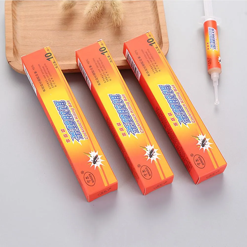 3pcs Bait Fipronil Safe Insecticide Efficient Powerful Cockroach Repellent Insect Roach Killer Anti Pest