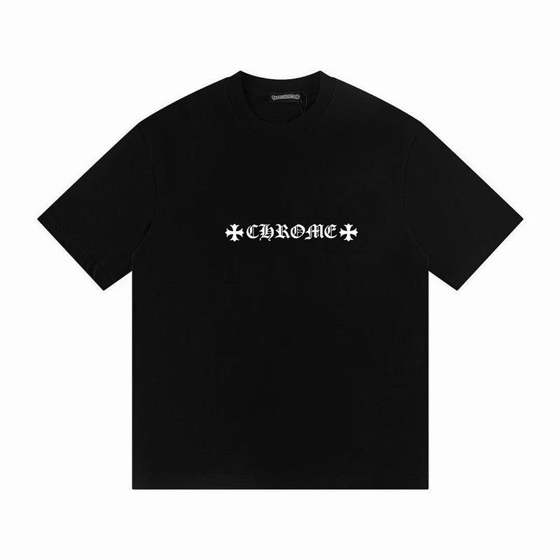 クロムハーツ コピーフラワーモチーフChrome Hearts 夏 コットンリネン Tシャツ