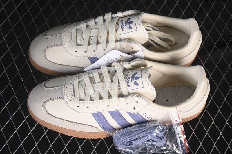 Adidas Samba Og Cream White/Silver Violet/Gum JS1362