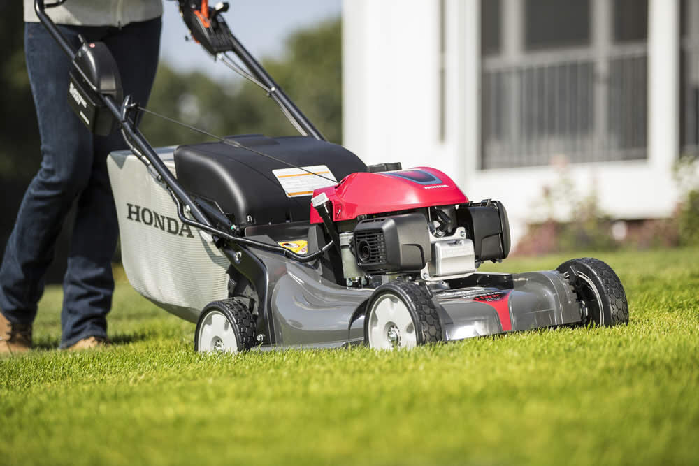 HONDA Versamow Lawn Mower 21″ Self Propelled Hydrostatic Electric Start HRX217HZA