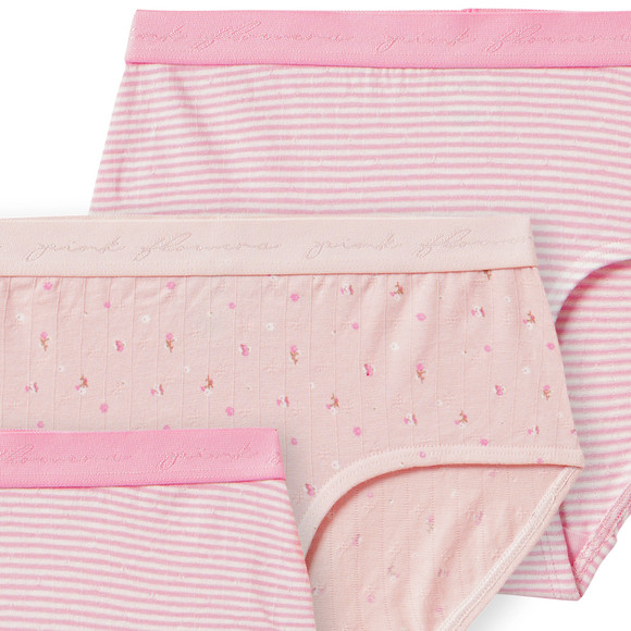 Yigga 3 Mädchen Pantys mit Webbund