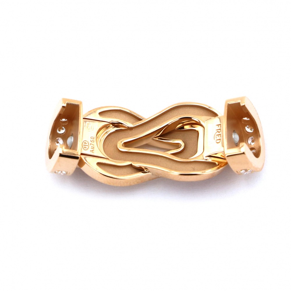 FRED Chance Amphini Ruby Diamond Bracelet 18K Rose Gold