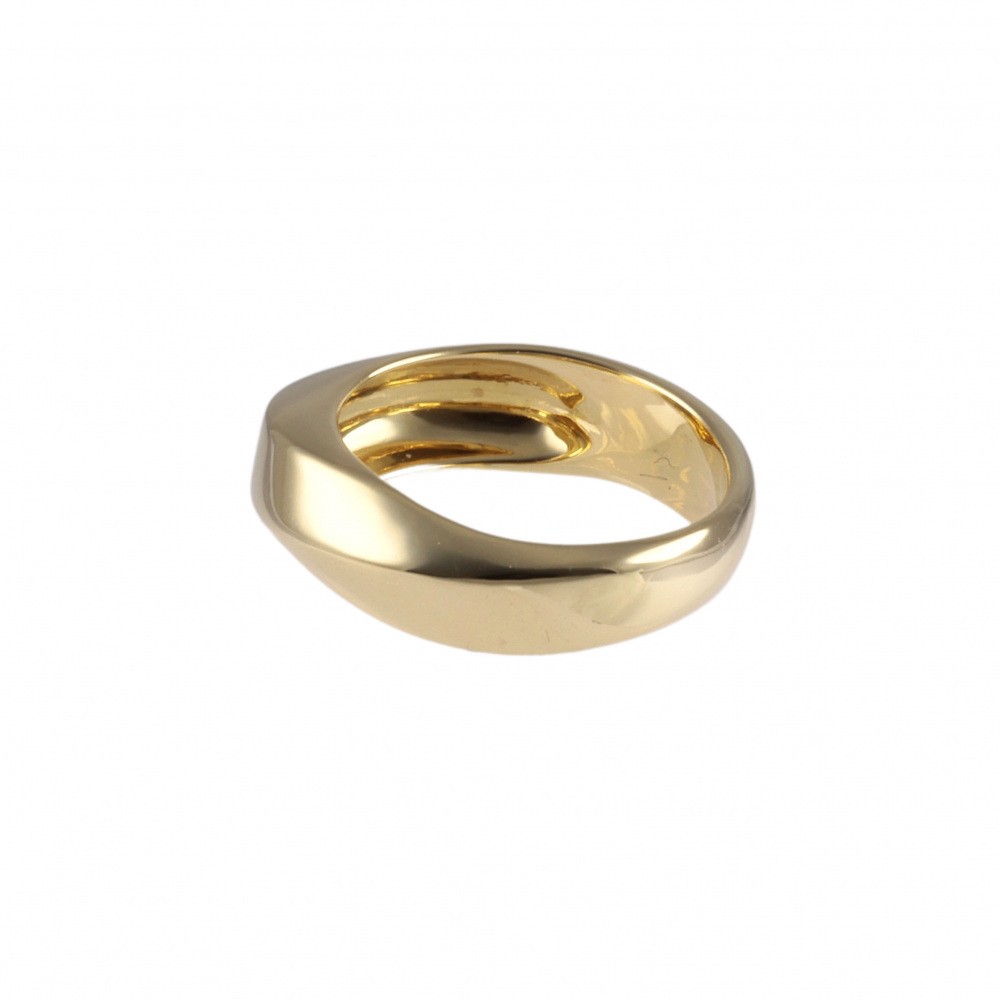 Tiffany & Co. Tiffany Twist Knife Edge K18YG Yellow Gold Ring