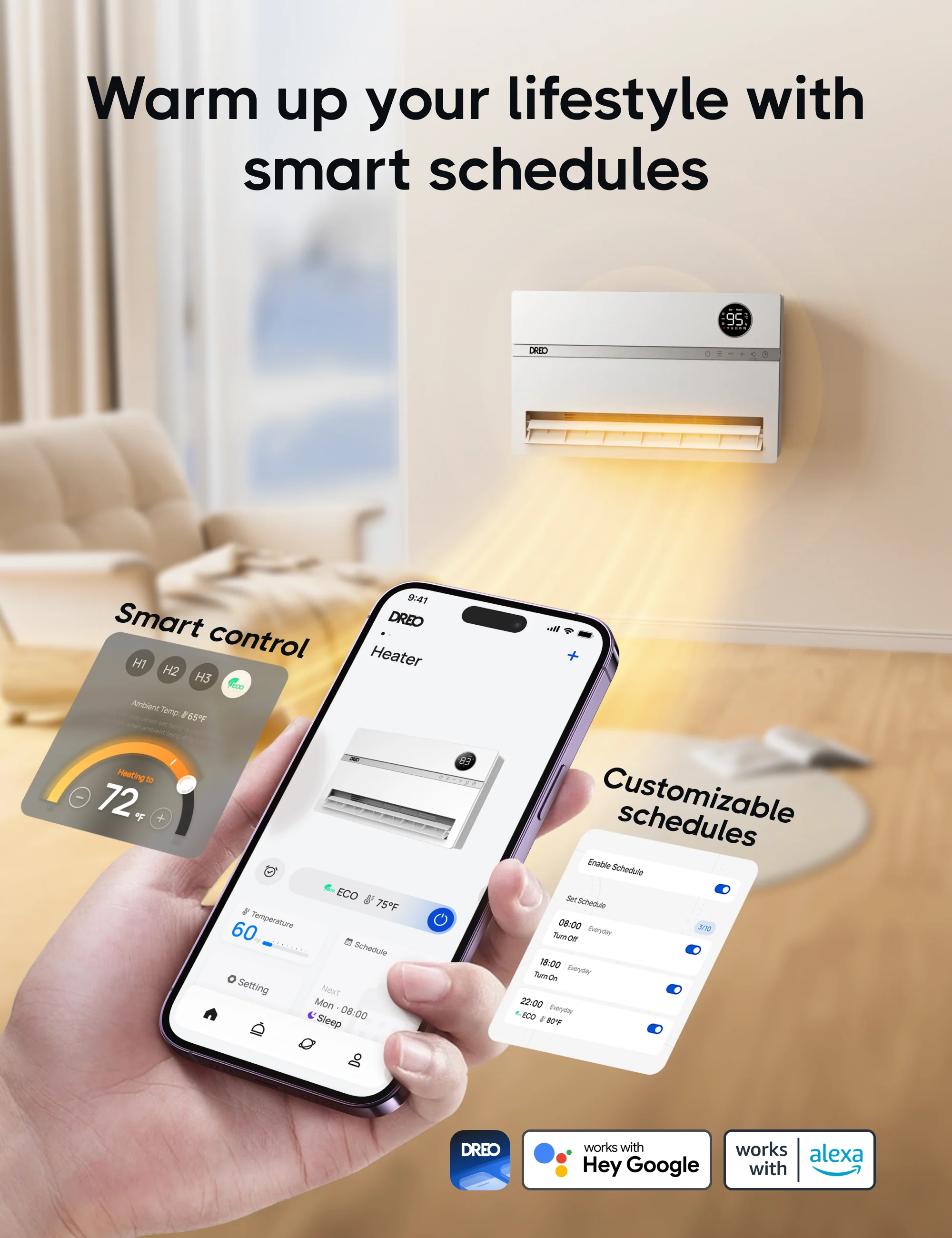 Smart Wall-mounted Heater WH719S