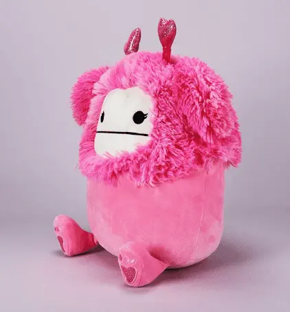 Squishmallows Official Kellytoys – Caparinne The Hot Pink Bigfoot, Valentine’s Day 12 Inch Plush
