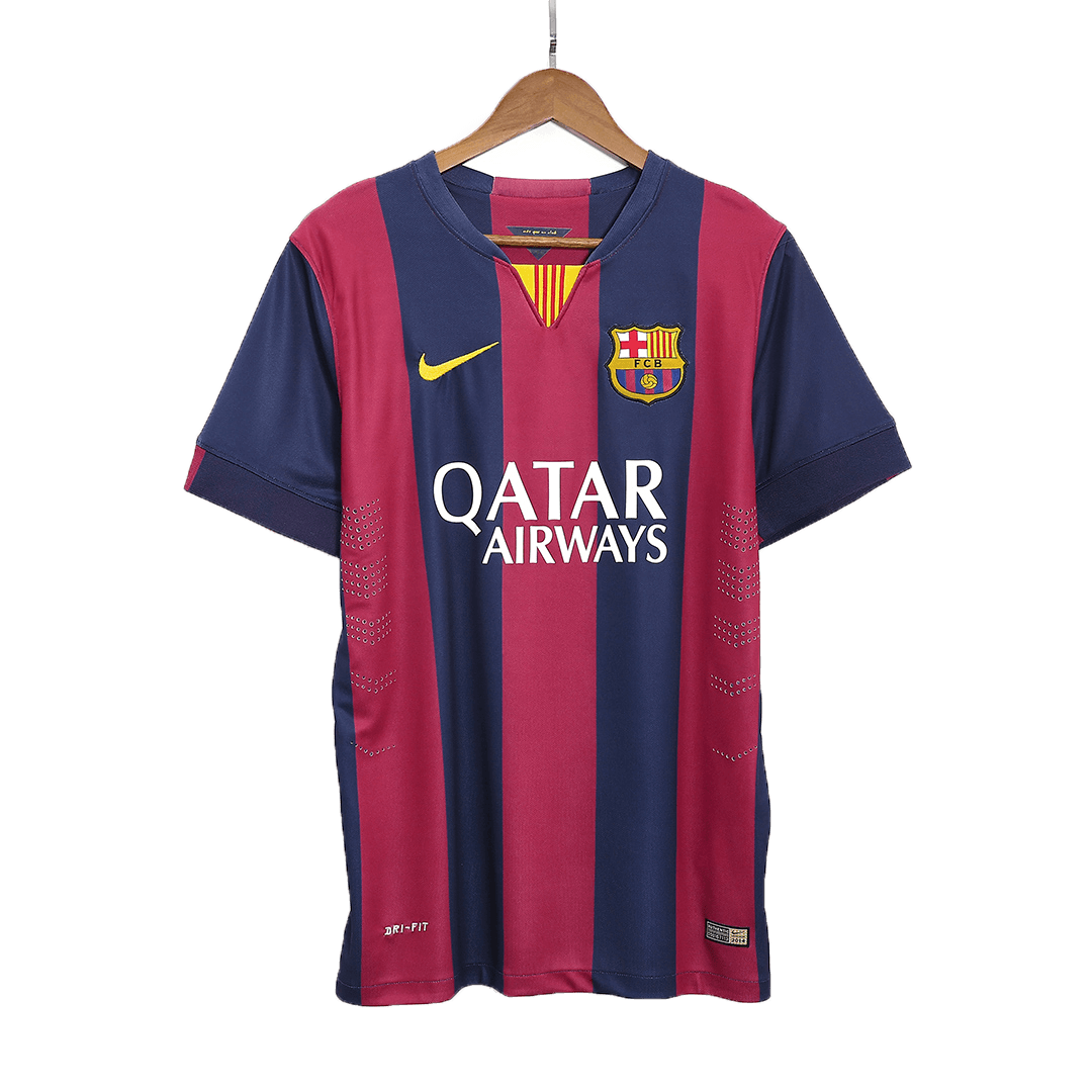 Retro Soccer Jersey Barcelona Home 2014/15