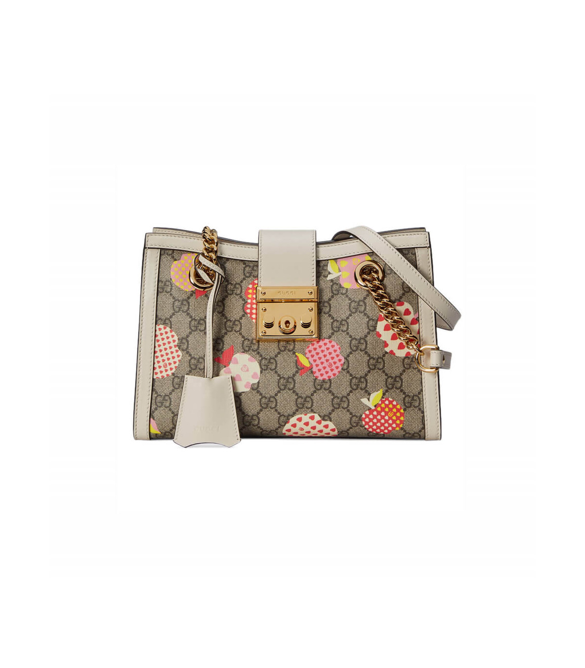 Gucci Padlock GG Heart Apple Pattern Small Shoulder Bag