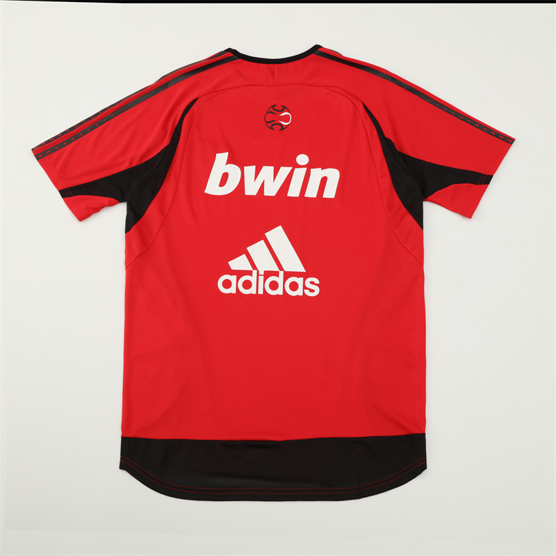 2006/07 AC Milan Retro Short Sleeves Training Jersey - Red