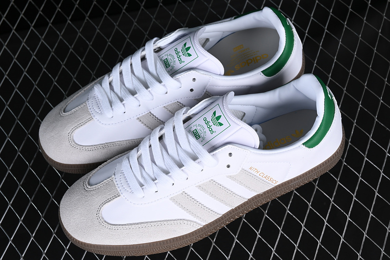 Adidas Kith X Samba OG Classics Program White/Fairway Gold FX5398