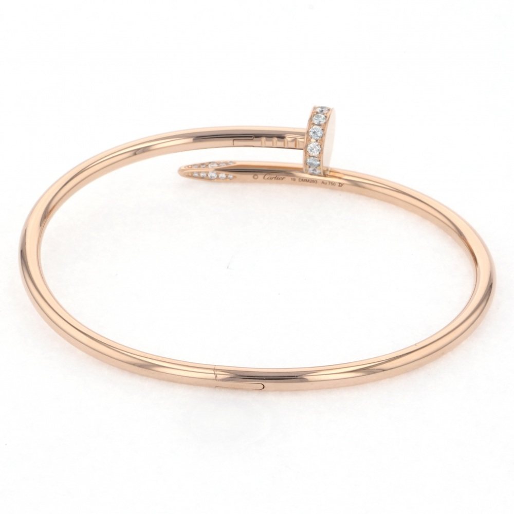 Cartier Juste un Clou #19 Bracelet 18K Rose Gold Diamond
