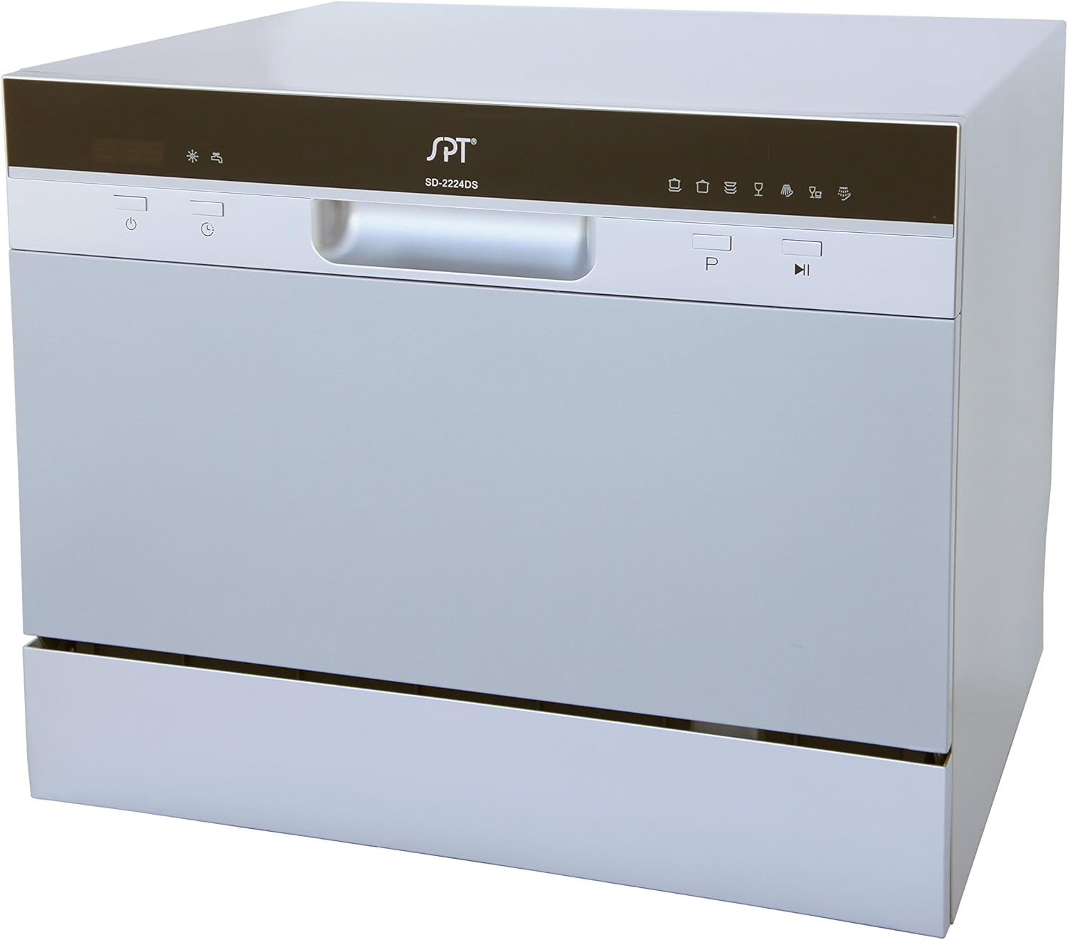 Dishwasher with Delay Start & LED – Silver