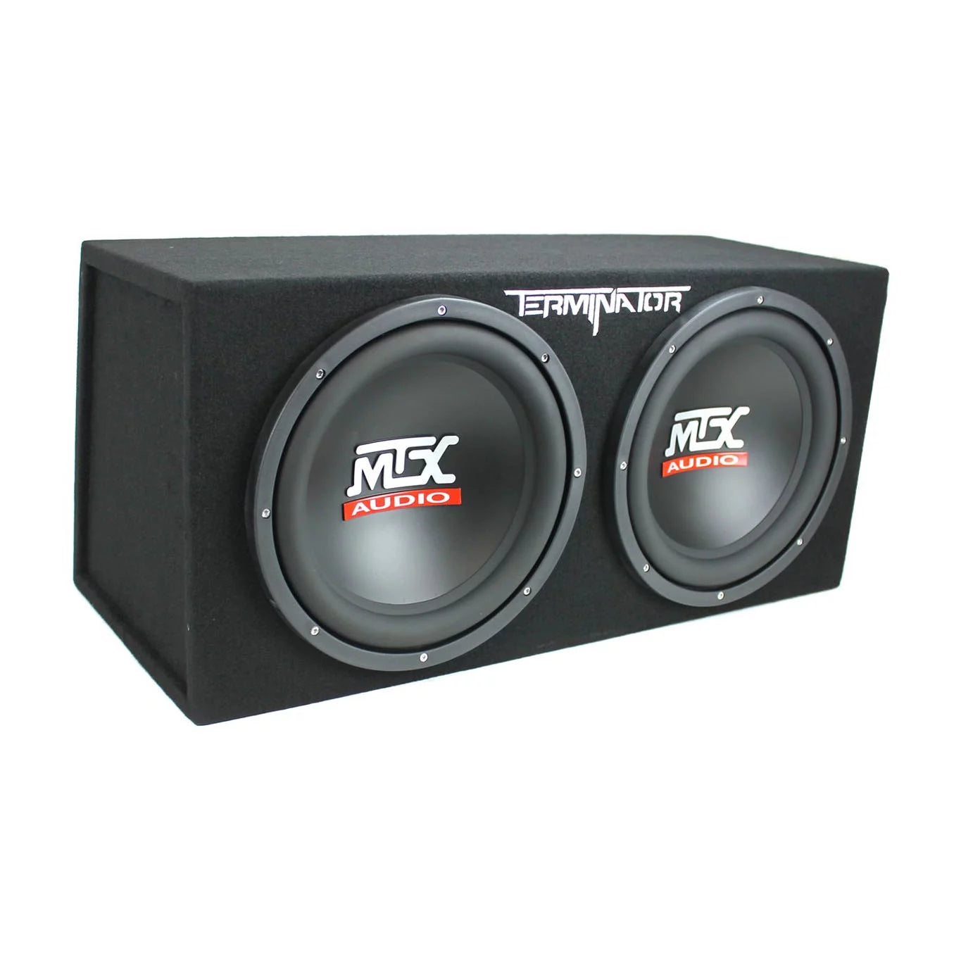 MTX TNE212D 12-Inch 1200-Watt Car Audio Dual Loaded Subwoofer Enclosure (4 Pack)