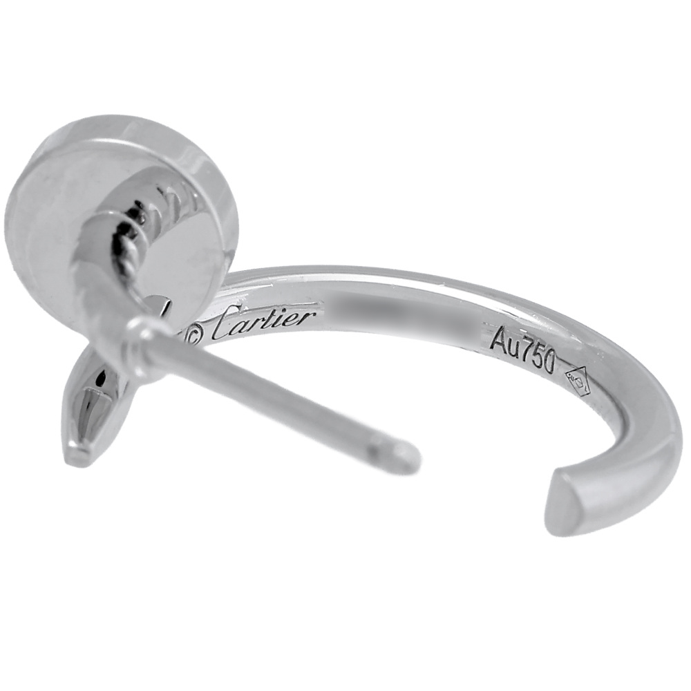 Cartier Juste un Clou Earrings 18K White Gold B8301236