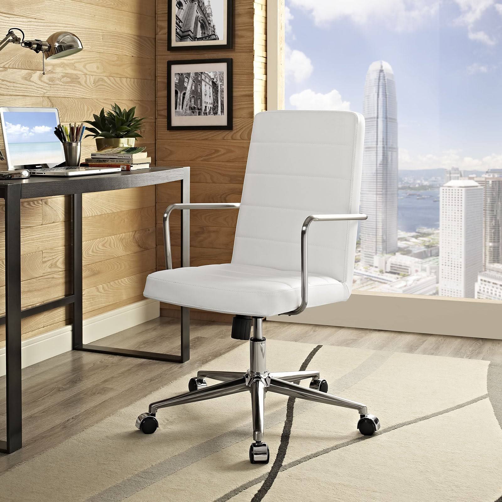 Modway Cavalier Black Highback Office Chair