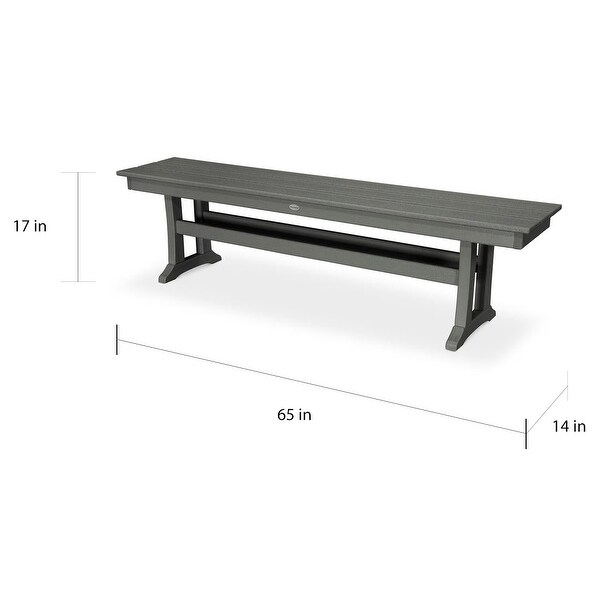 POLYWOOD Farmhouse 65inch Bench