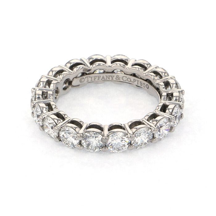 Tiffany & Co. Tiffany Full Circle Diamond PT950 Ring Platinum