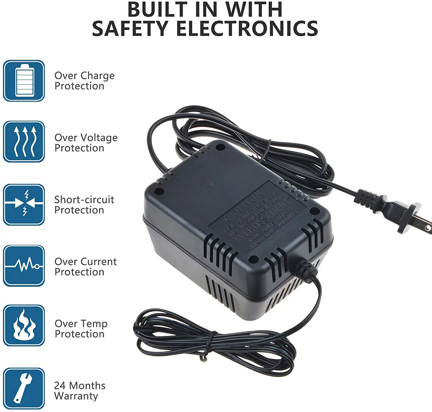 PwrON Compatible AC to AC Adapter Replacement for Yuhai Electronic CO.LTD YH-UA-1210 Class 2 Power Supply PSU