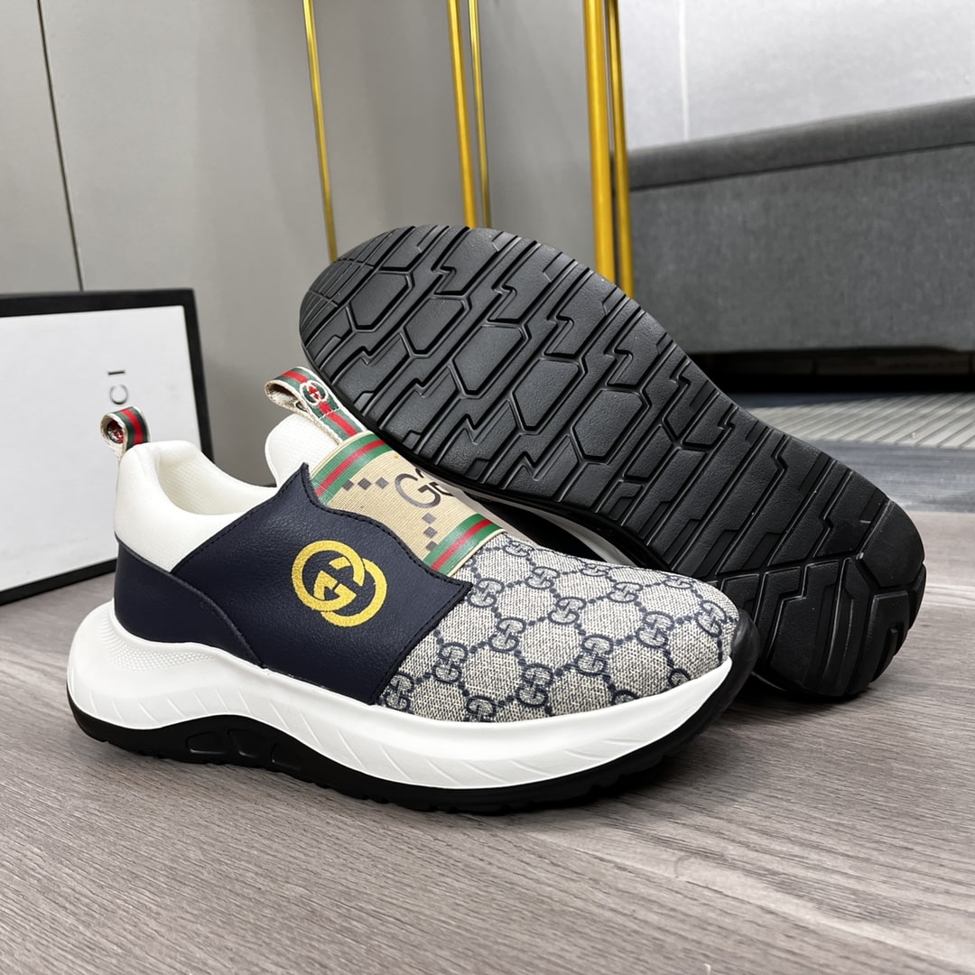 Gucci Sneaker Gg Canvas Blue White