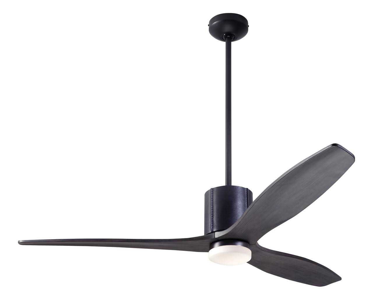 Modern Fan Co-LLX-DBBK-54-WW-271-RC-LeatherLuxe DC - 54 inch 3 Blade