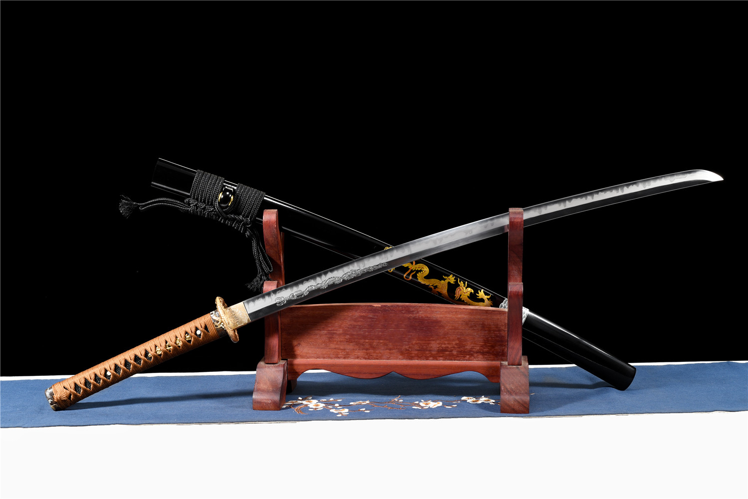 Ryujin Dragon Katana Hand Forged T10 Carbon Steel Clay Tempered Full Tang Samura