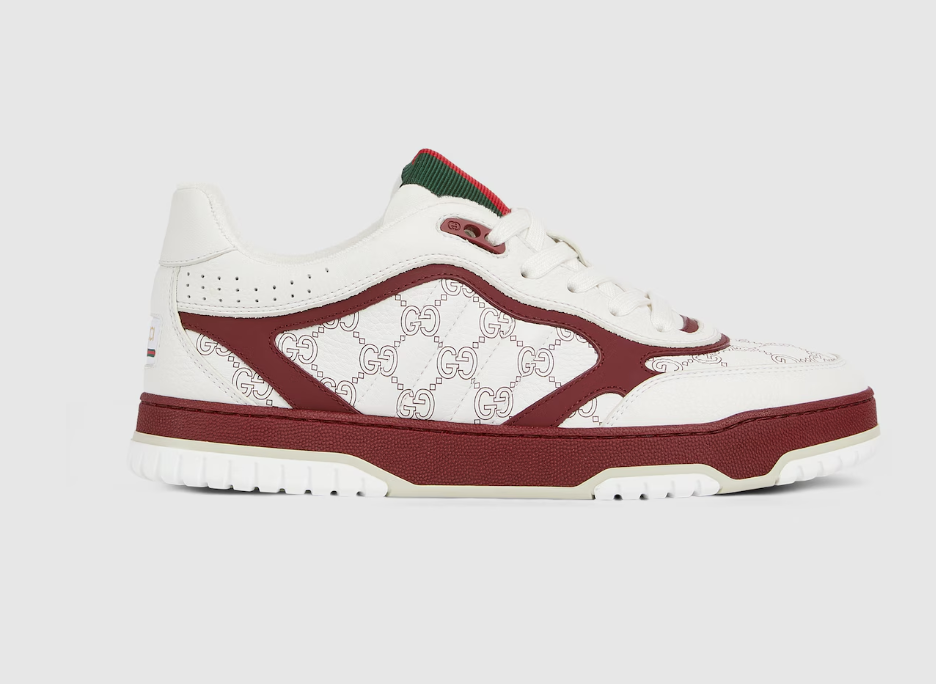 Men's Gucci Re-Web sneaker white GG leather
