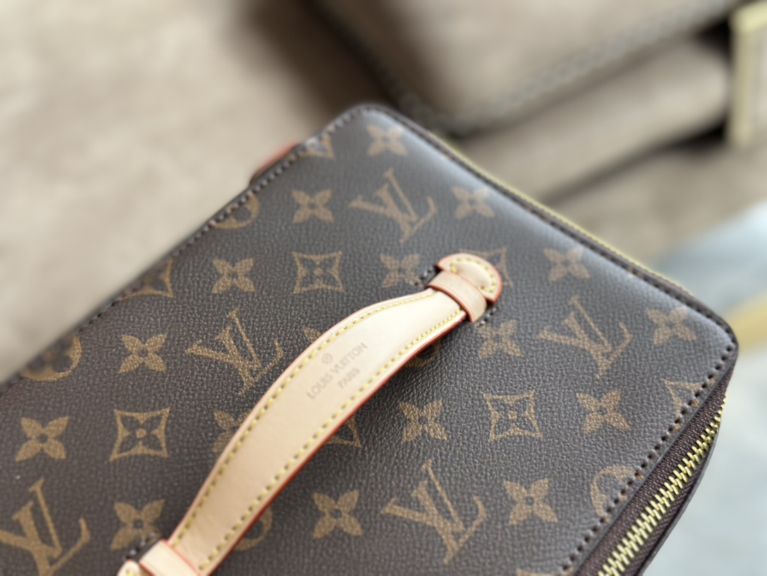 Louis Vuitton Nice Jewelry Case Brown 23Cm