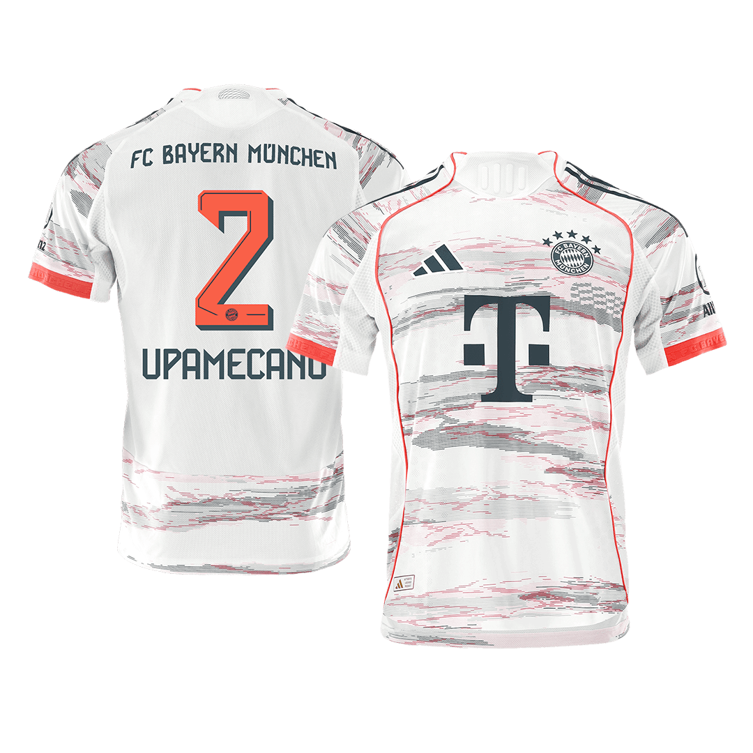UPAMECANO #2 Bayern Munich Away Player Version Jersey 2025/26