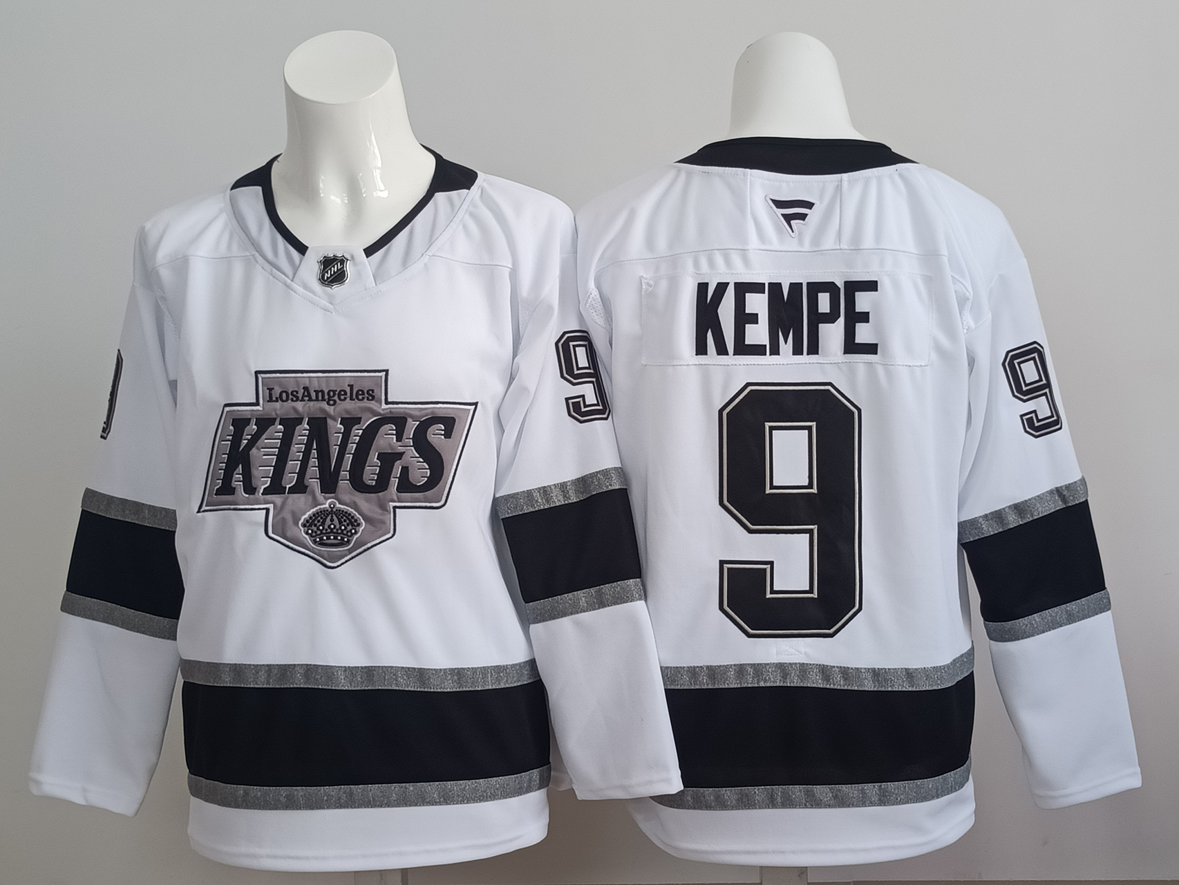 Men's Los Angeles Kings Adrian Kempe #9 Fanatics White Breakaway Player Jersey