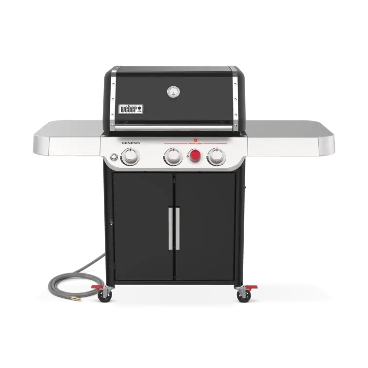 Weber Genesis E-325 Premium 3-Burner Gas Grill – Stainless Steel Construction with iGrill Ready Capability