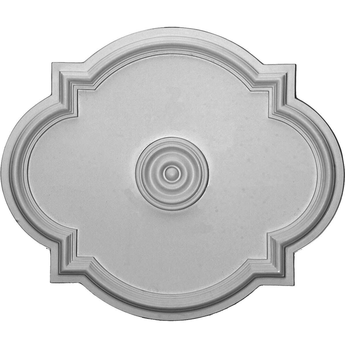 24x22W x 20 1/2x22H x 1 1/8x22P Waltz Ceiling Medallion (Fits Canopies Up to 5 1/4x22), Hand-Painted Gobi Desert Crackle