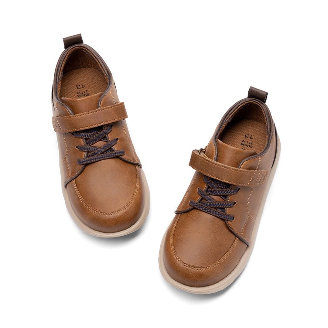 Boys' Anti-Slip Cushioned Leather Sneakers