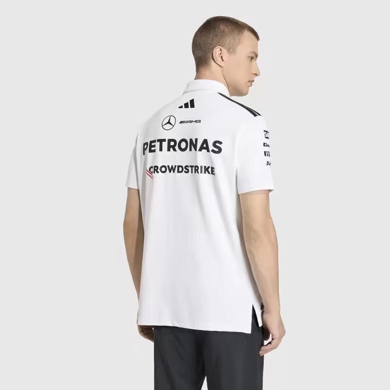 2026 F1 Polo Mercedes White S-5XL
