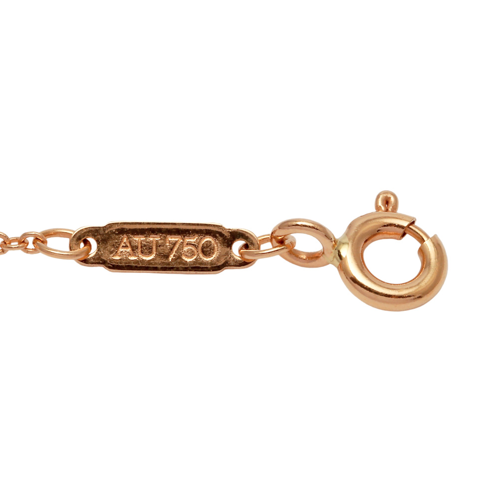 Tiffany & Co. Tiffany T Smile L Necklace 18K Rose Gold Diamond 60011654