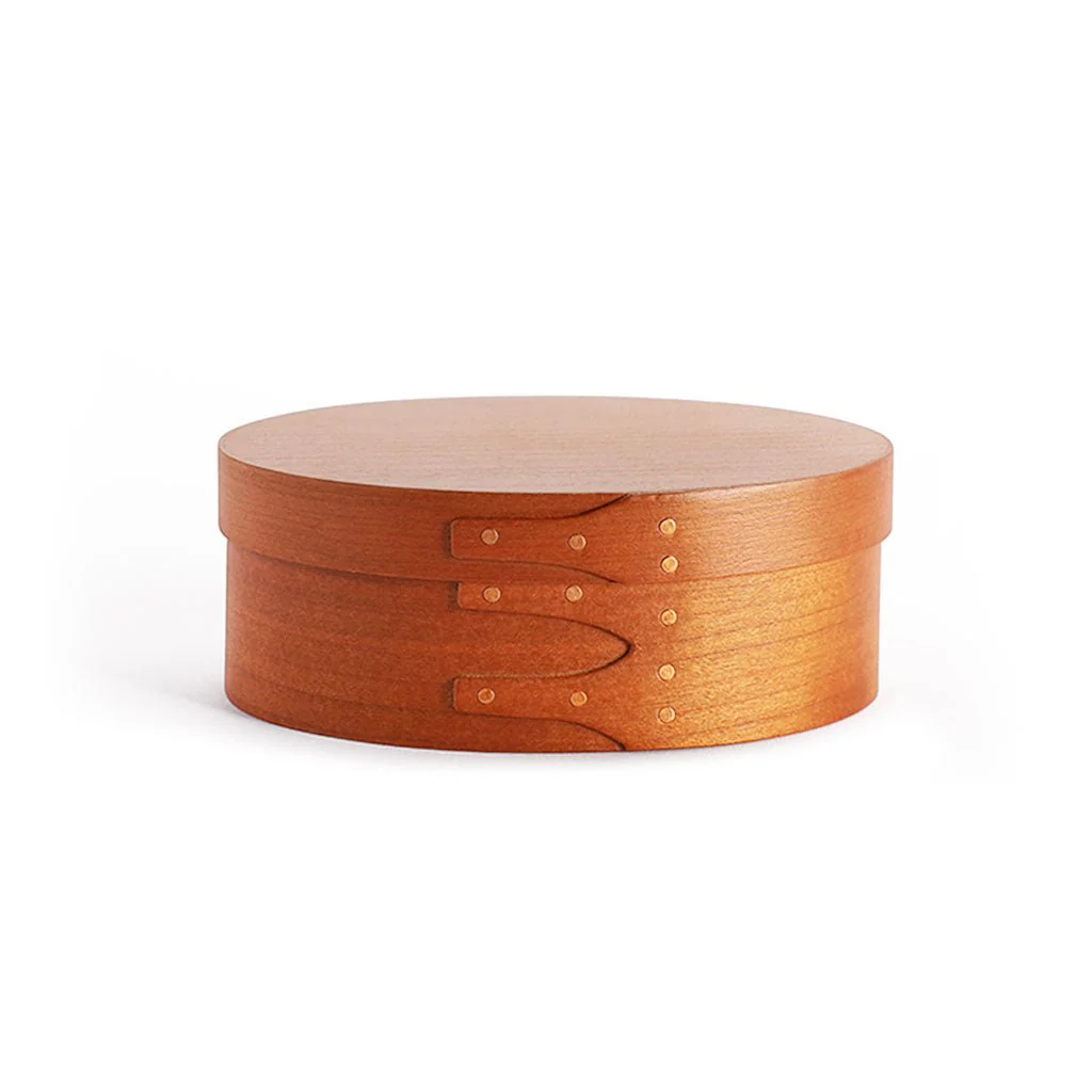 Small Oval Wood Shaker Box