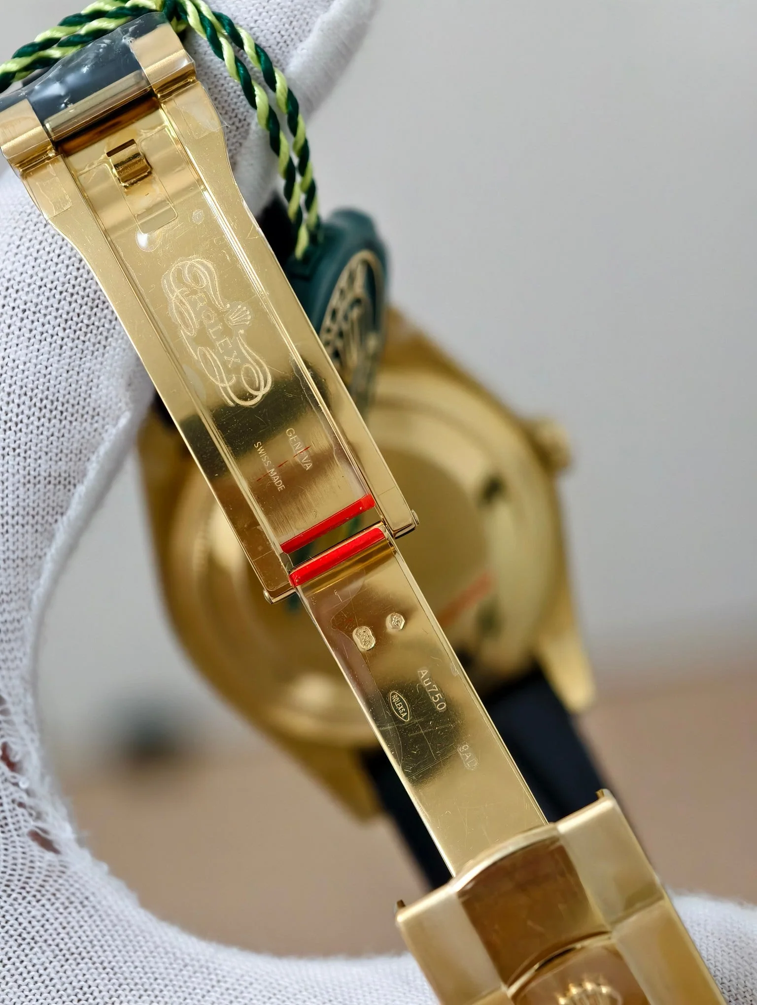 Rolex Sky-Dweller 42mm Gold Case Green Dial