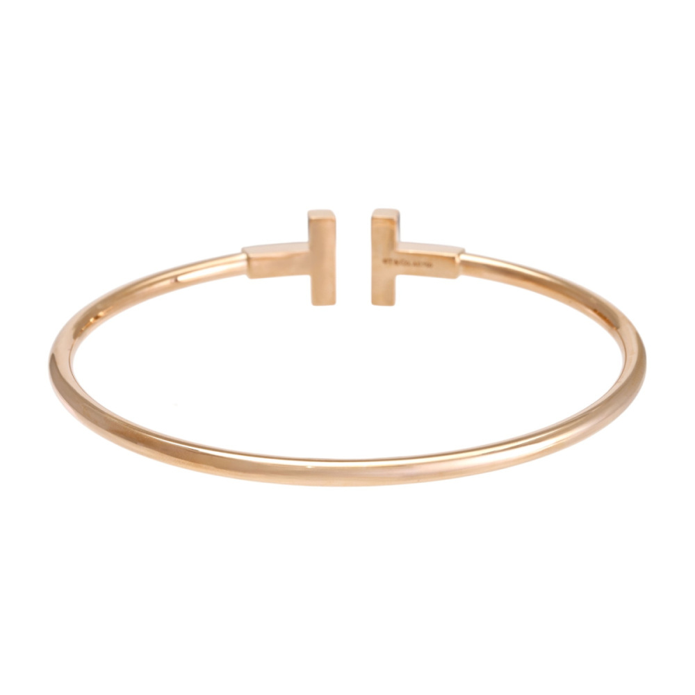 Tiffany & Co. Tiffany T Bracelet 18K Rose Gold Diamond 60010767