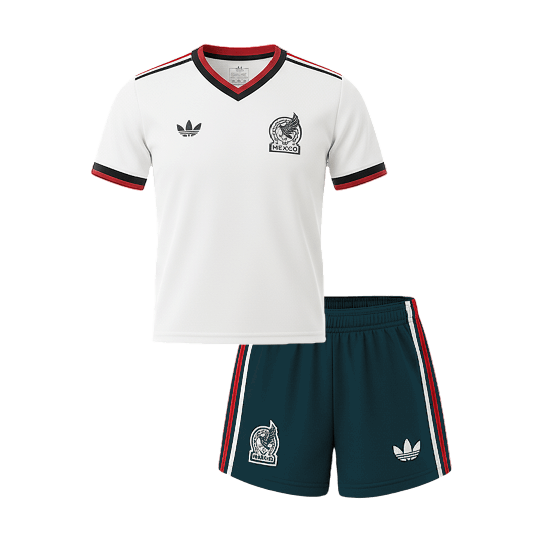 Mexico Away World Cup Kids Soccer Jerseys Kit 2026