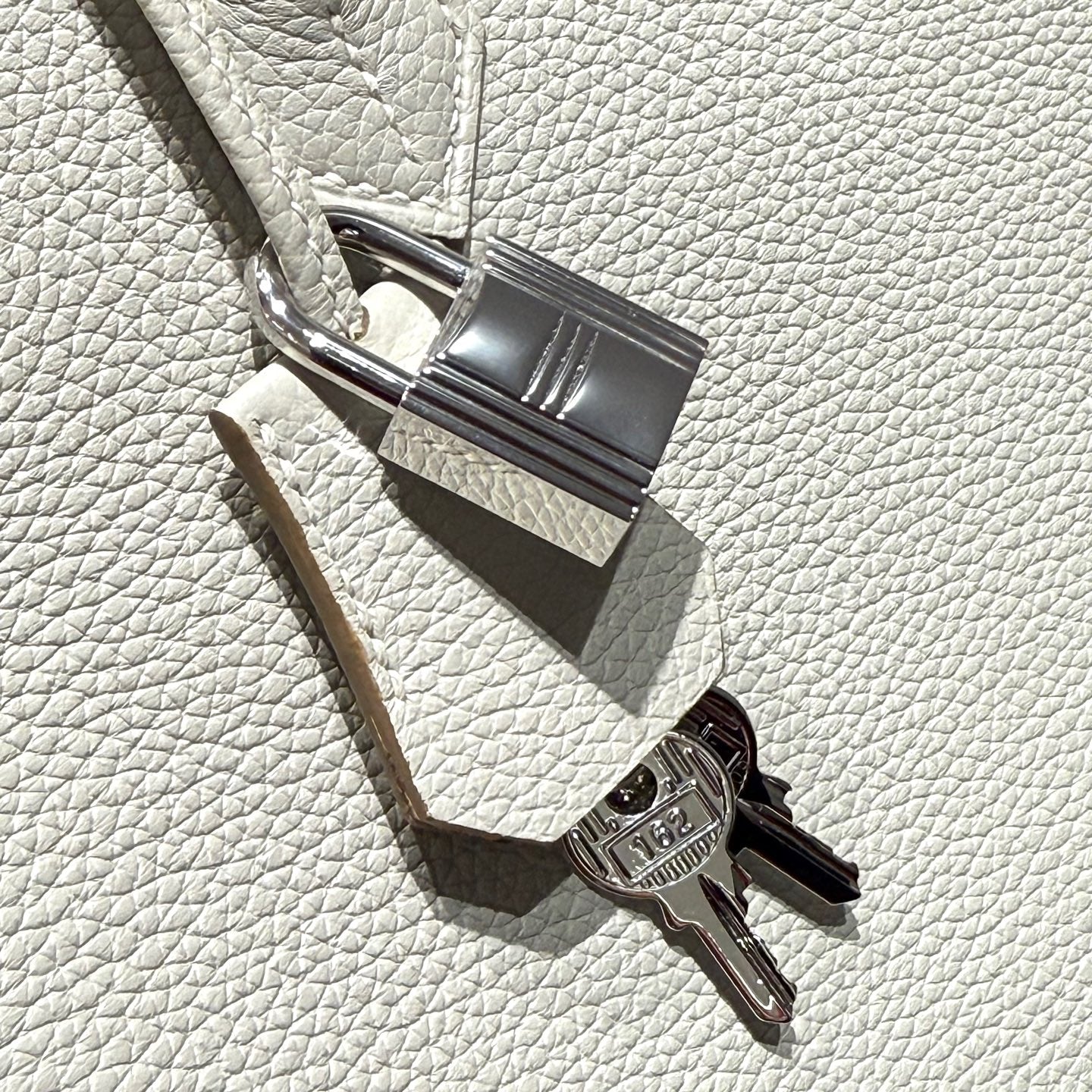 Hermes Birkin 25Cm White Togo Leather Silver Hardware 237490