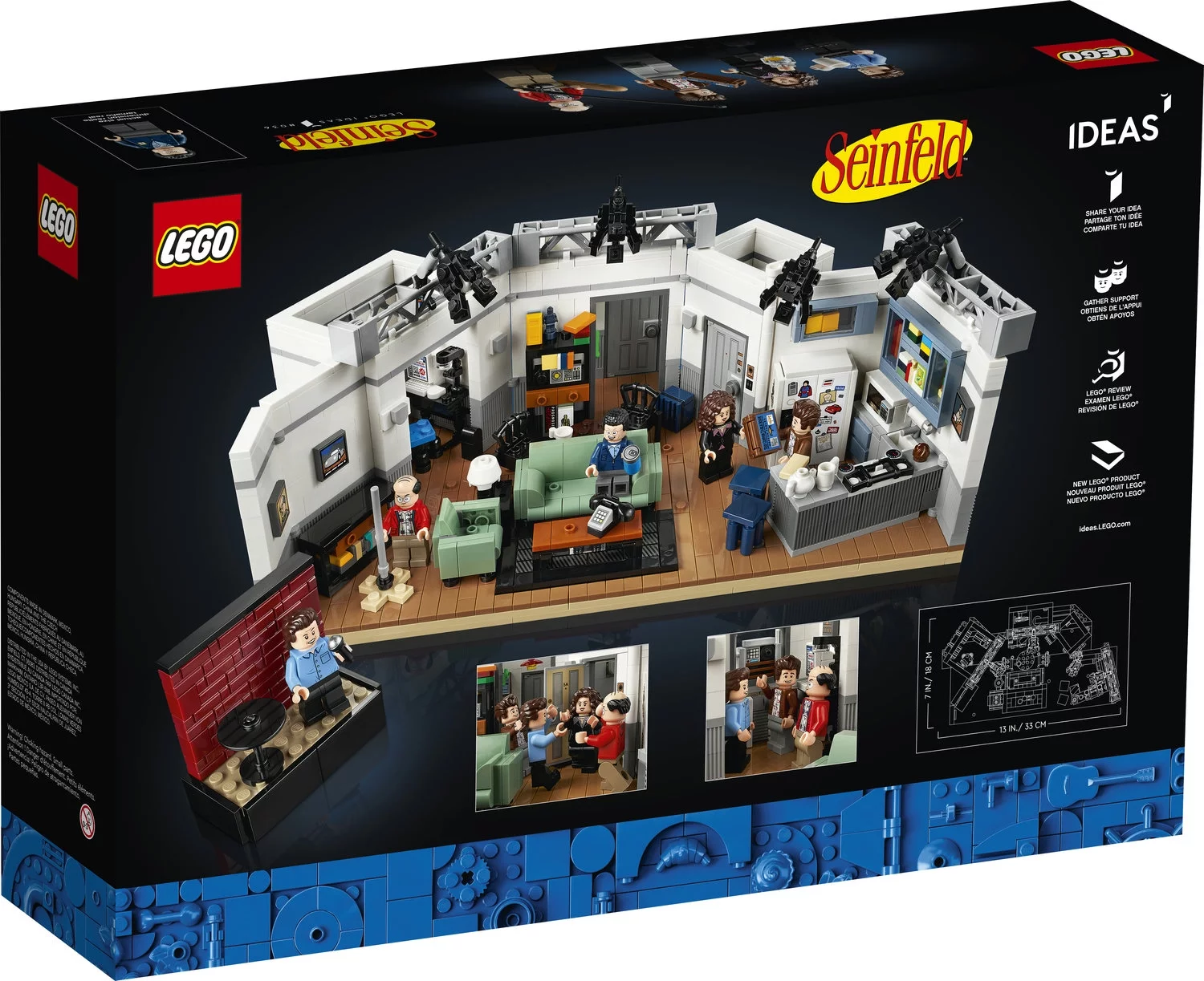 LEGO Ideas Seinfeld 21328 Building Set (1326 Pieces)