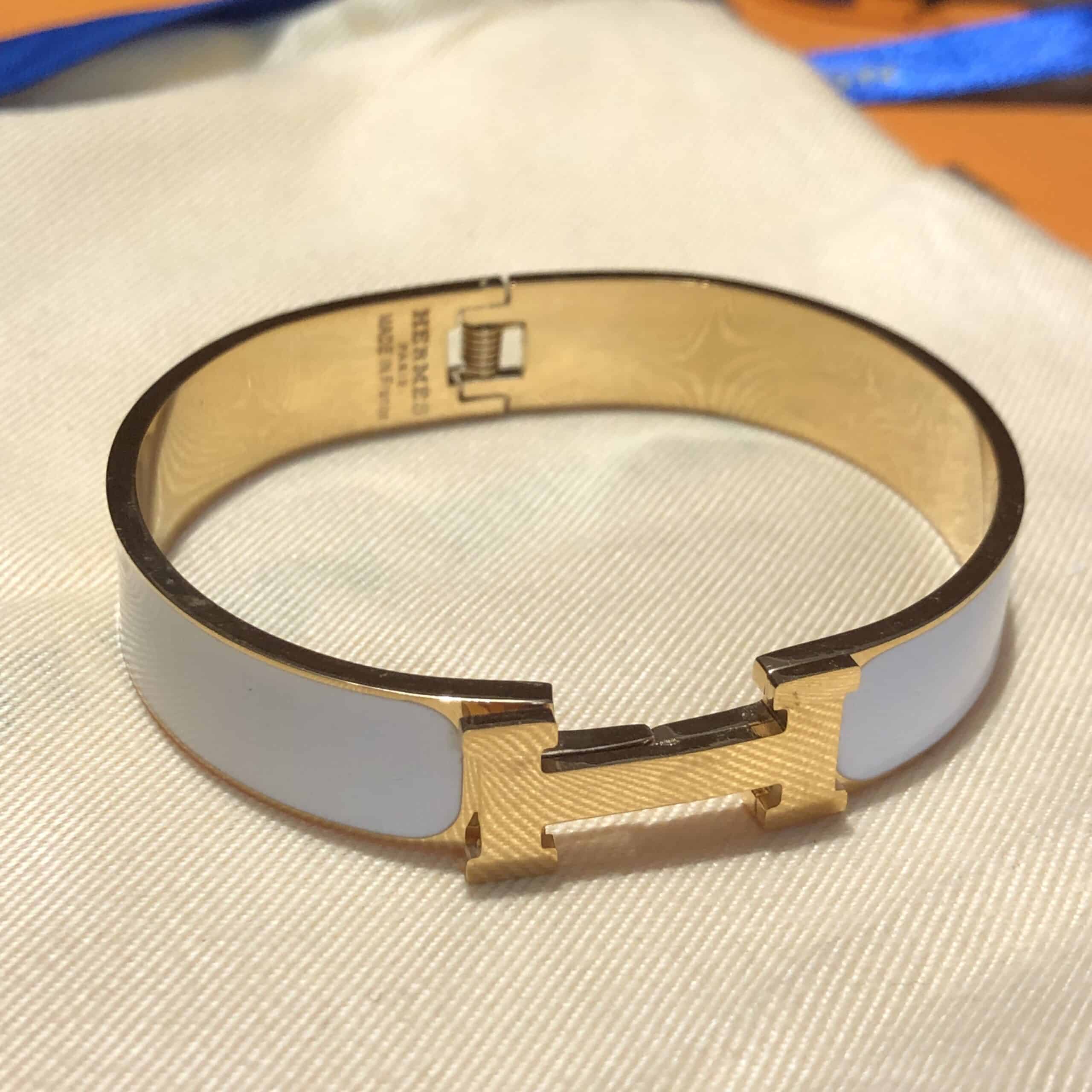 Hermes Clic Clac H Bracelet Gold