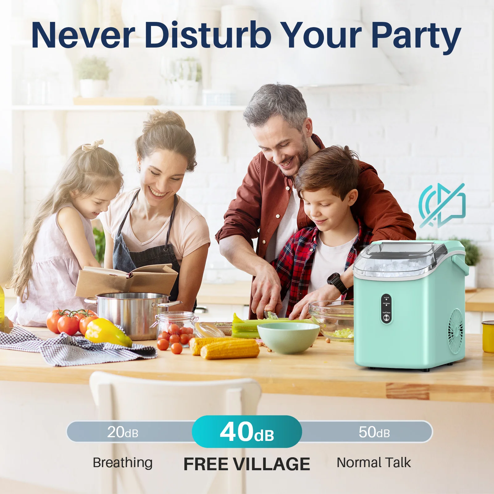 Nugget Pebble Ice Maker Countertop Z5815N