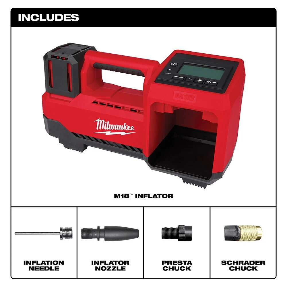 2026 Milwaukee 2848-20 M18 Compact Tire Inflator, Bare Tool