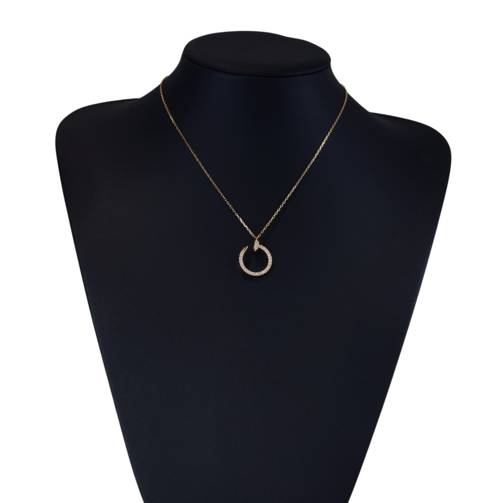 Cartier Juste un Clou Diamond Necklace 18K Yellow Gold B7224895