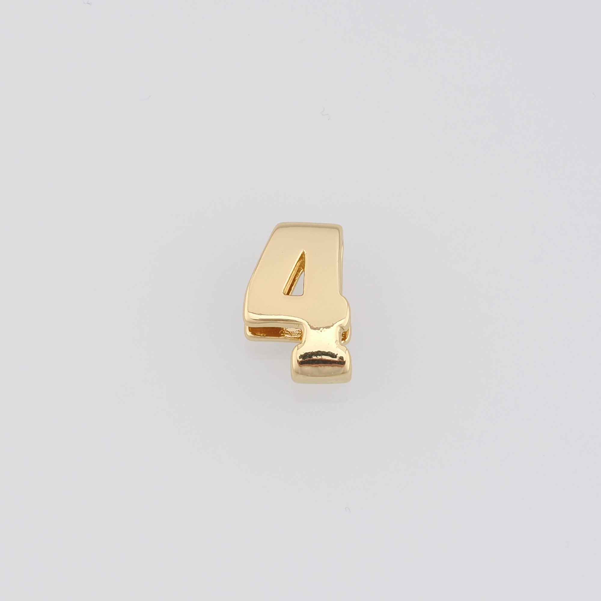 18K Gold Filled Number Spacer Beads,Dainty Number Spacer Beads,DIY Jewelry Making Supply